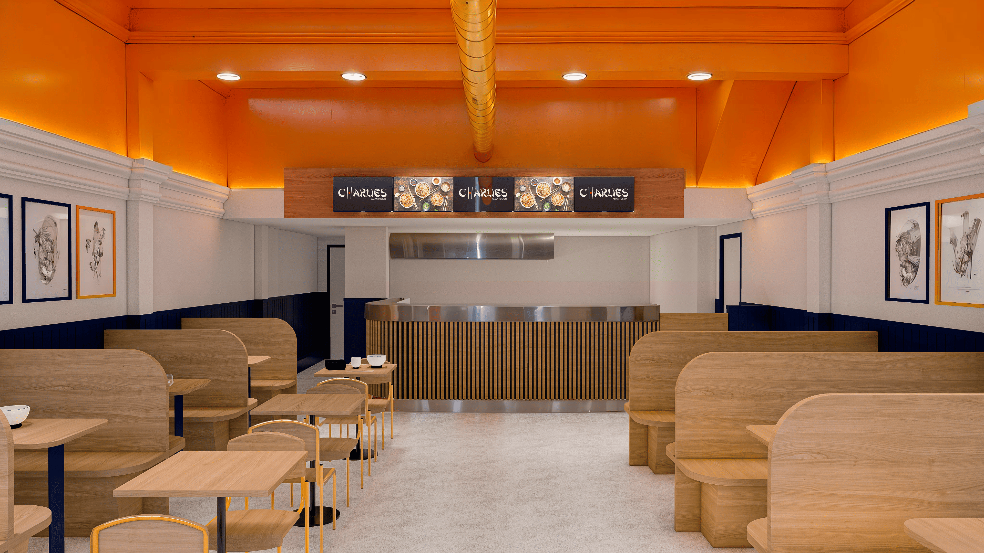 Charlie's Restaurant Ireland I Studio Forja I Restaurant Concept Design